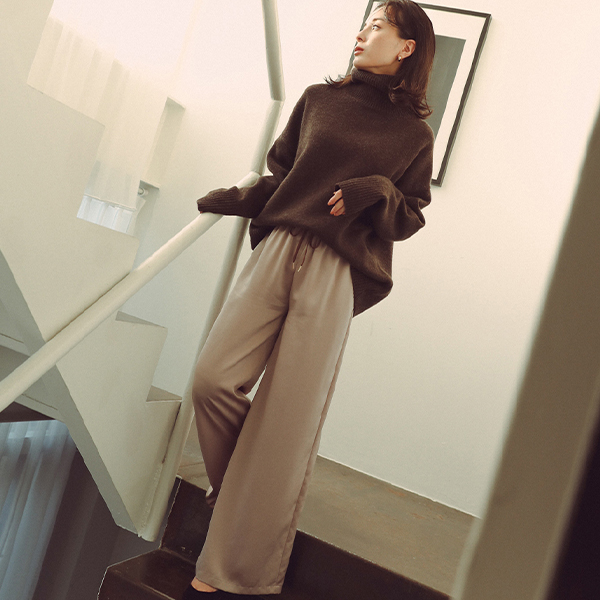 STYLEVOICE for Asami Nakamura(スタイルヴォイスフォーアサミナカムラ)のニュース | 中村麻美さん特別製作！誰でも決まる万能サテンパンツ