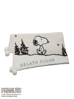 ジェラートピケ(gelato pique)の【LADIES】【PEANUTS】パネルジャガードブランケット ルームシューズ