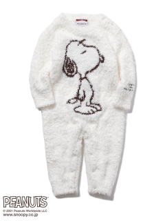 ジェラートピケ(gelato pique)の【BABY】【PEANUTS】ジェラジャガード baby ロンパース ロンパース・カバーオール(ベビー)