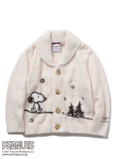 ジェラートピケ(gelato pique)の【KIDS】【PEANUTS】パネルジャガード kids 　カーディガン カーディガン