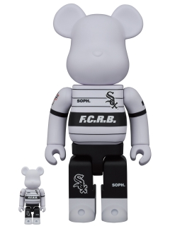 MEDICOM TOY/BE@RBRICK F.C.R.B. × MLB 100％ ＆ 400％(CHICAGO WHITE SOX)/フィギュア