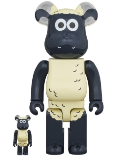 MEDICOM TOY/BE@RBRICK Shaun 100％ & 400％/フィギュア