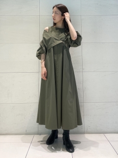 Stylevoice for xxx/カシュクールレイヤードワンピース/マキシ丈・ロングワンピース